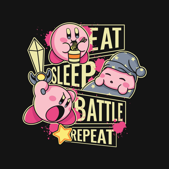 Eat Sleep Battle Repeat-None-Adjustable Tote-Bag-Xentee