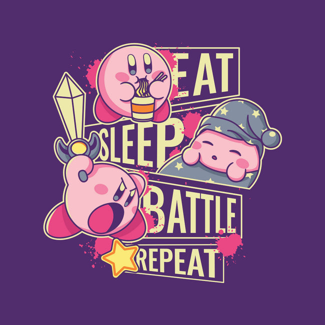 Eat Sleep Battle Repeat-None-Fleece-Blanket-Xentee