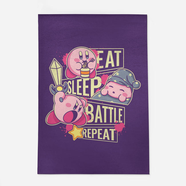 Eat Sleep Battle Repeat-None-Indoor-Rug-Xentee