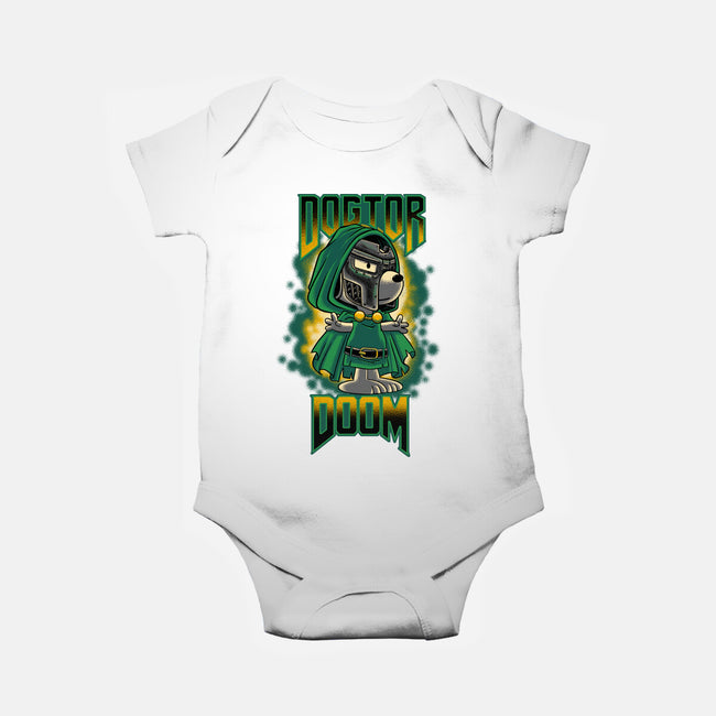 Dogtor Doom-Baby-Basic-Onesie-rmatix