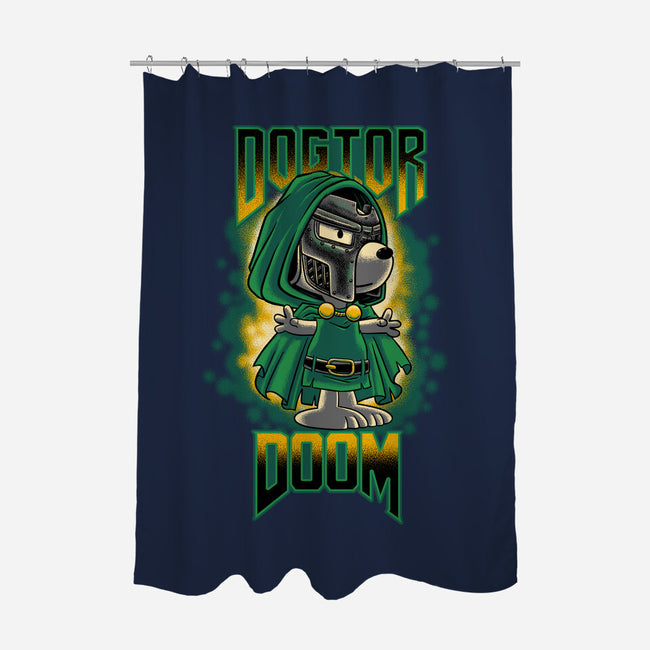 Dogtor Doom-None-Polyester-Shower Curtain-rmatix