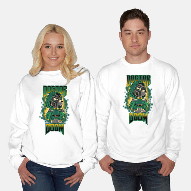 Dogtor Doom-Unisex-Crew Neck-Sweatshirt-rmatix