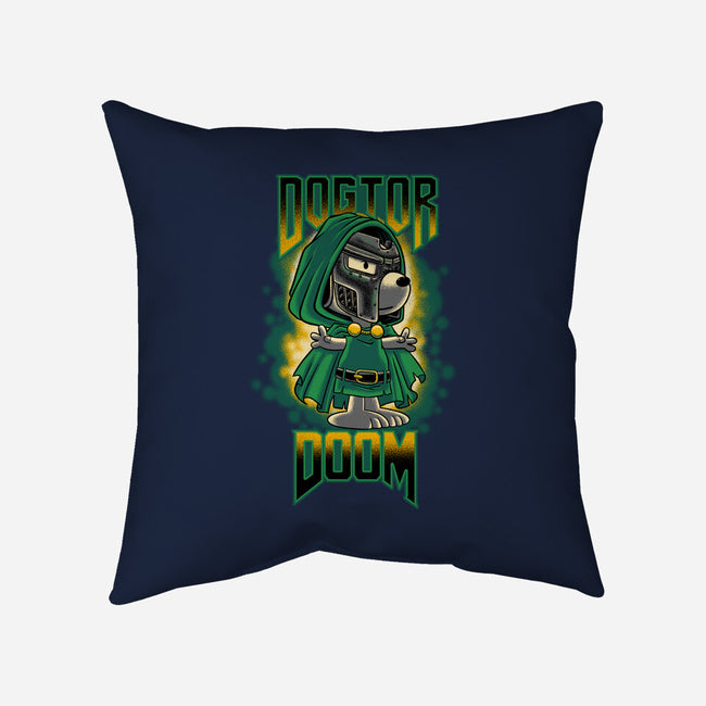 Dogtor Doom-None-Non-Removable Cover w Insert-Throw Pillow-rmatix