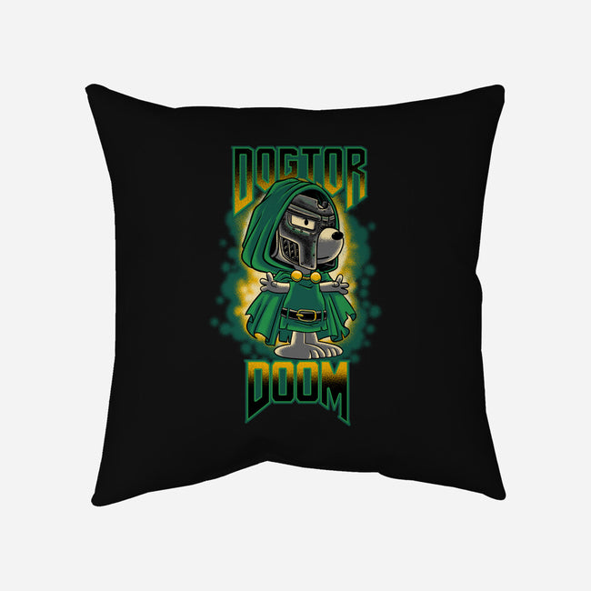 Dogtor Doom-None-Removable Cover w Insert-Throw Pillow-rmatix