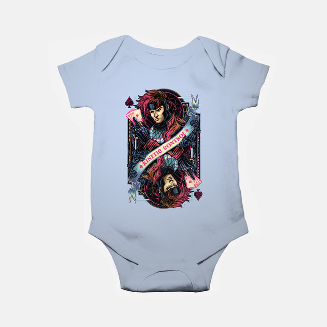 Kinetic Control Card-Baby-Basic-Onesie-glitchygorilla