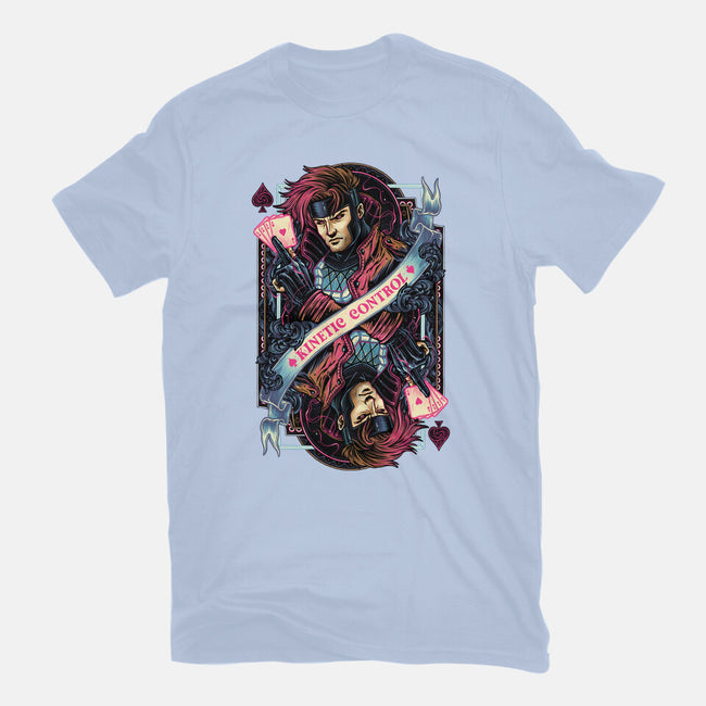 Kinetic Control Card-Unisex-Basic-Tee-glitchygorilla