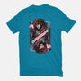 Kinetic Control Card-Womens-Fitted-Tee-glitchygorilla