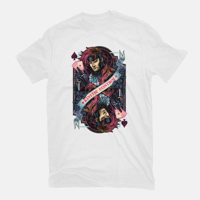 Kinetic Control Card-Unisex-Basic-Tee-glitchygorilla