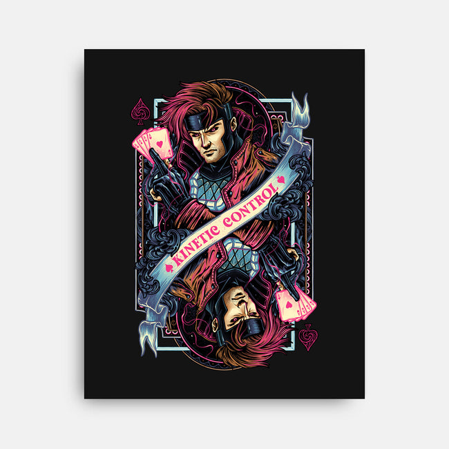 Kinetic Control Card-None-Stretched-Canvas-glitchygorilla