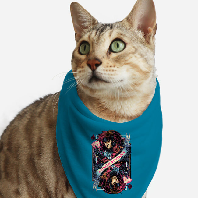 Kinetic Control Card-Cat-Bandana-Pet Collar-glitchygorilla