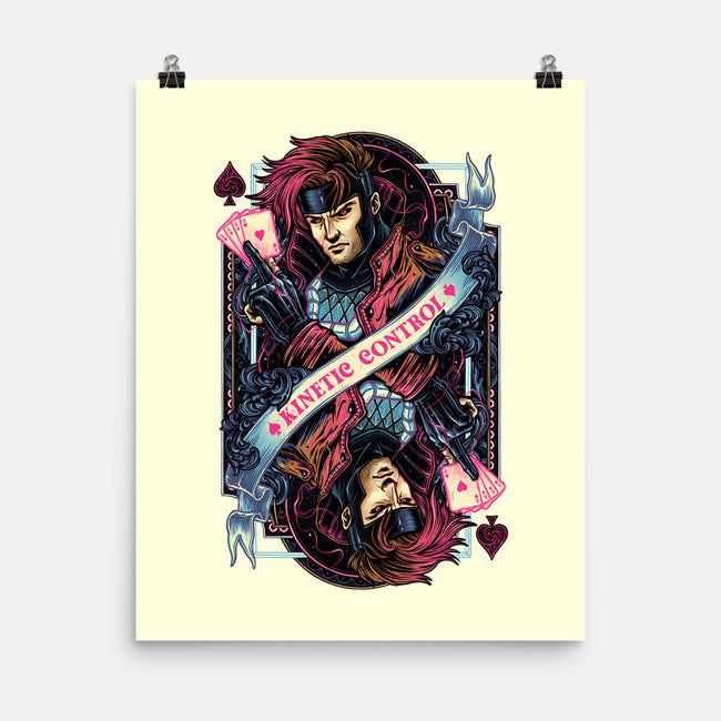 Kinetic Control Card-None-Matte-Poster-glitchygorilla