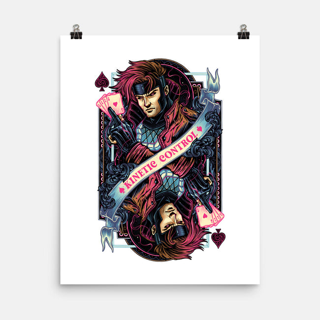 Kinetic Control Card-None-Matte-Poster-glitchygorilla