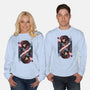 Kinetic Control Card-Unisex-Crew Neck-Sweatshirt-glitchygorilla