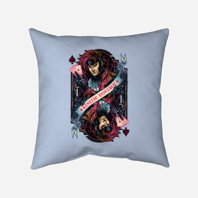 Kinetic Control Card-None-Non-Removable Cover w Insert-Throw Pillow-glitchygorilla