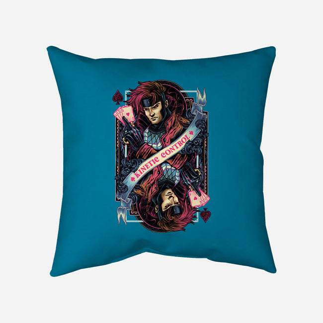 Kinetic Control Card-None-Non-Removable Cover w Insert-Throw Pillow-glitchygorilla