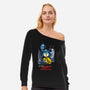 A Nightmare In Other World-Womens-Off Shoulder-Sweatshirt-dalethesk8er