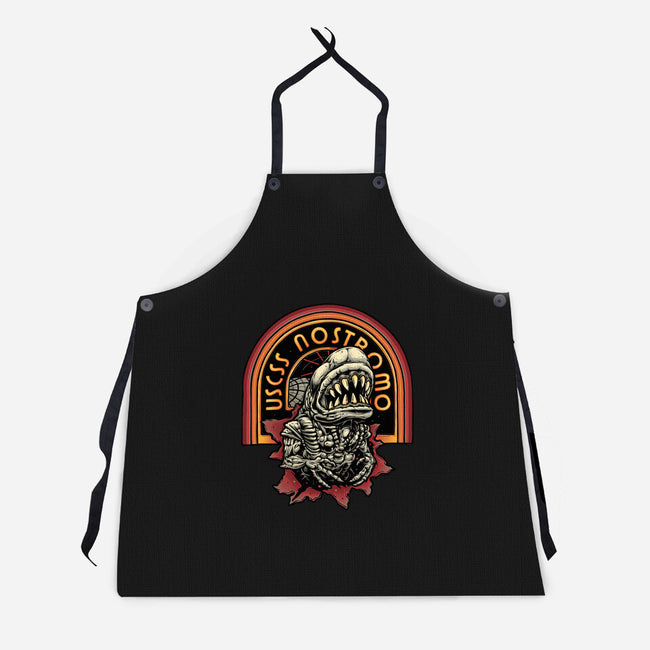 Chest Burster-Unisex-Kitchen-Apron-glitchygorilla