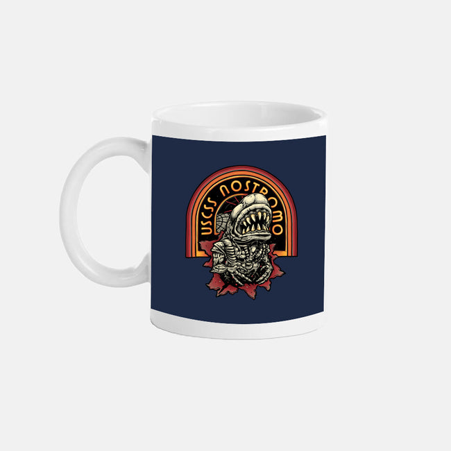 Chest Burster-None-Mug-Drinkware-glitchygorilla