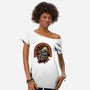 Chest Burster-Womens-Off Shoulder-Tee-glitchygorilla