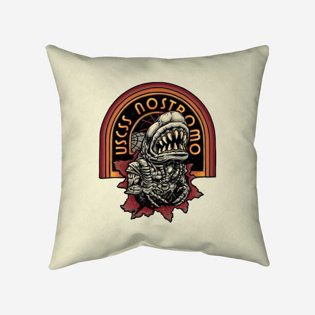 Chest Burster-None-Non-Removable Cover w Insert-Throw Pillow-glitchygorilla