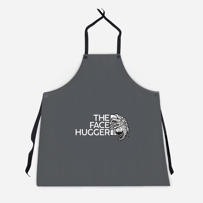 The Face Hugger-Unisex-Kitchen-Apron-glitchygorilla