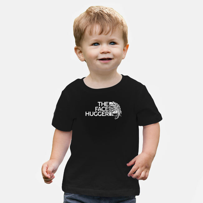 The Face Hugger-Baby-Basic-Tee-glitchygorilla