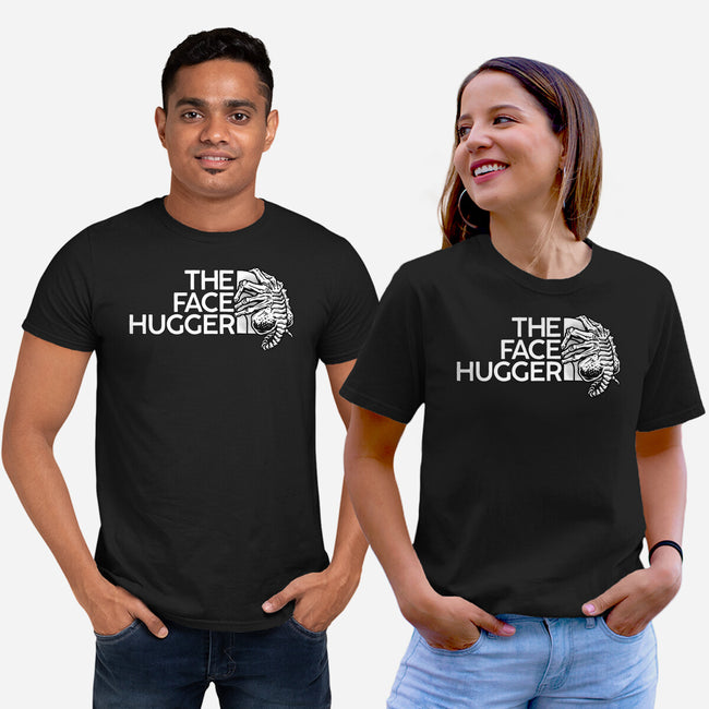 The Face Hugger-Unisex-Basic-Tee-glitchygorilla