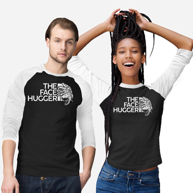 The Face Hugger-Unisex-Baseball-Tee-glitchygorilla