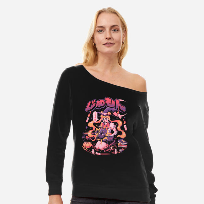 Moon Ritual-Womens-Off Shoulder-Sweatshirt-eduely