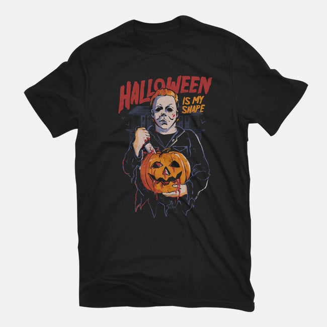 Halloween Is My Shape-Mens-Premium-Tee-eduely