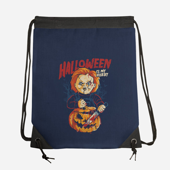 Halloween Is My Hobby-None-Drawstring-Bag-eduely