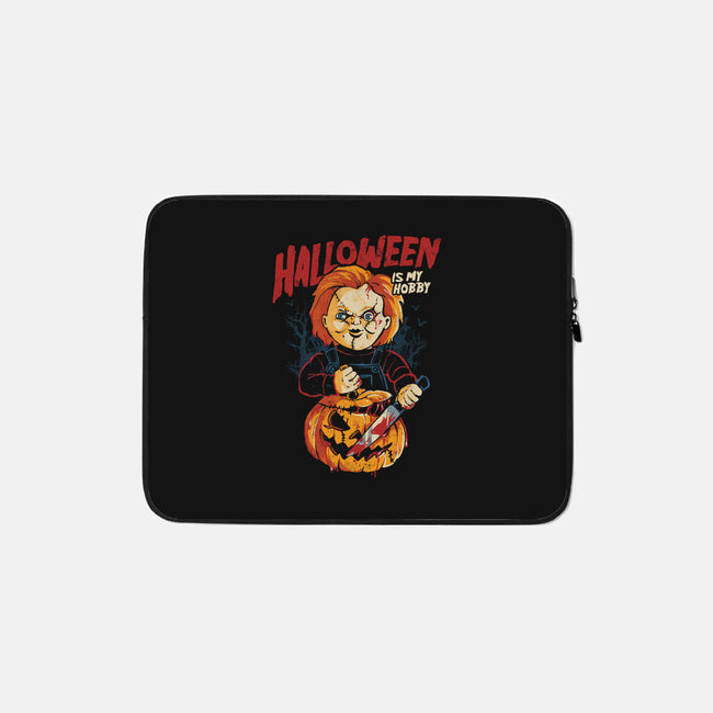 Halloween Is My Hobby-None-Zippered-Laptop Sleeve-eduely