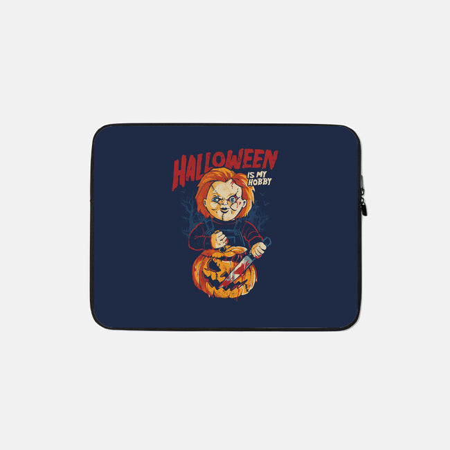 Halloween Is My Hobby-None-Zippered-Laptop Sleeve-eduely