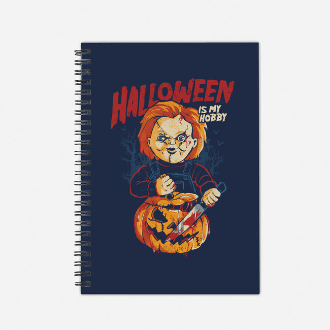 Halloween Is My Hobby-None-Dot Grid-Notebook-eduely