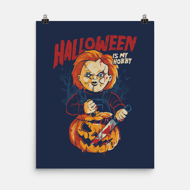 Halloween Is My Hobby-None-Matte-Poster-eduely