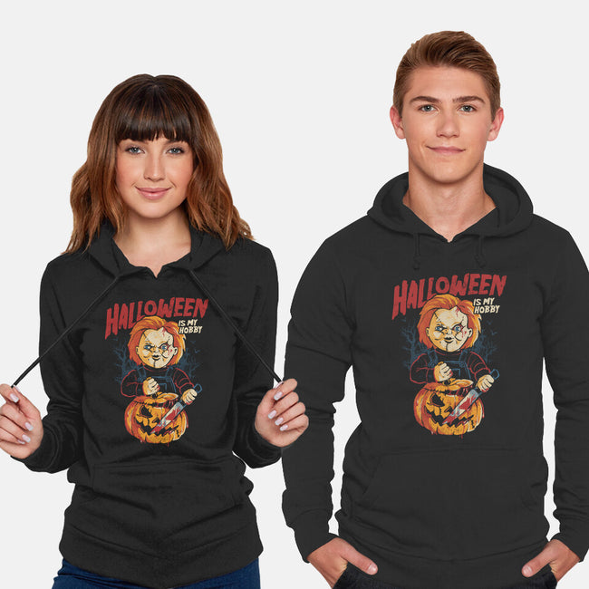 Halloween Is My Hobby-Unisex-Pullover-Sweatshirt-eduely