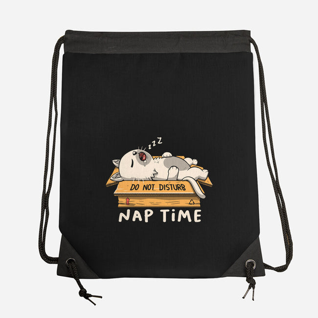 Nap Time Do Not Disturb-None-Drawstring-Bag-koalastudio