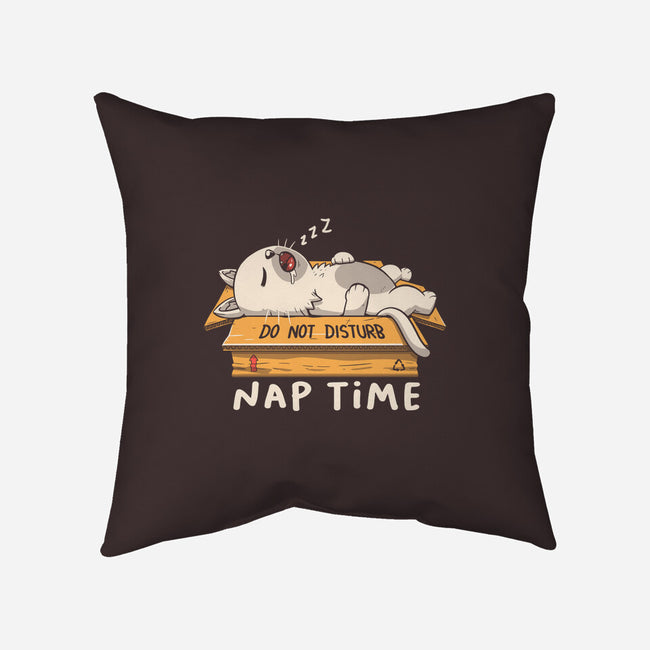 Nap Time Do Not Disturb-None-Non-Removable Cover w Insert-Throw Pillow-koalastudio