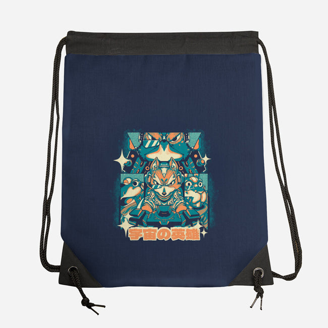 Galaxy Heroes-None-Drawstring-Bag-1Wing