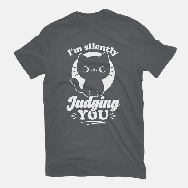 Cat Judges You-Womens-Basic-Tee-Studio Mootant