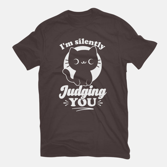 Cat Judges You-Womens-Basic-Tee-Studio Mootant