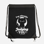 Cat Judges You-None-Drawstring-Bag-Studio Mootant