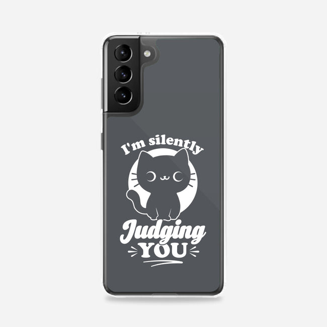 Cat Judges You-Samsung-Snap-Phone Case-Studio Mootant