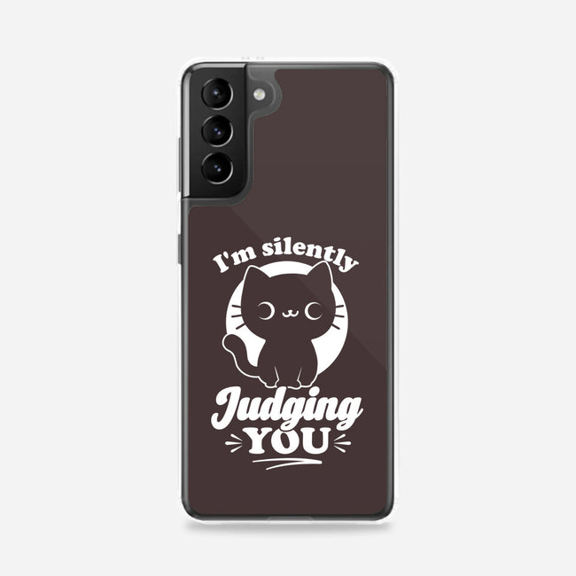 Cat Judges You-Samsung-Snap-Phone Case-Studio Mootant