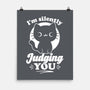 Cat Judges You-None-Matte-Poster-Studio Mootant