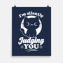 Cat Judges You-None-Matte-Poster-Studio Mootant