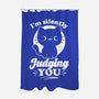 Cat Judges You-None-Polyester-Shower Curtain-Studio Mootant