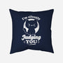 Cat Judges You-None-Non-Removable Cover w Insert-Throw Pillow-Studio Mootant