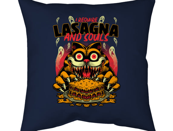 Creepy Cat Lasagna