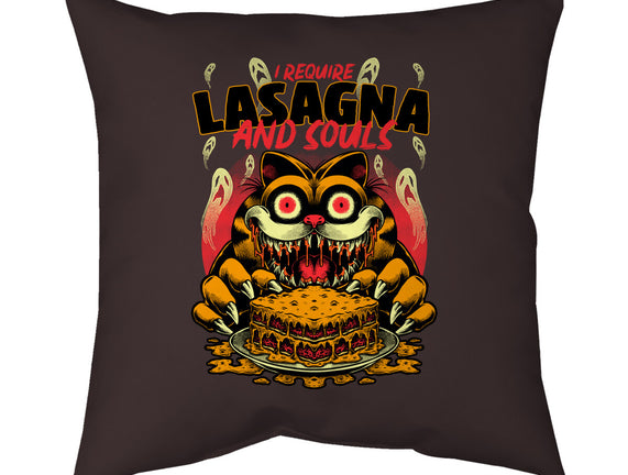 Creepy Cat Lasagna